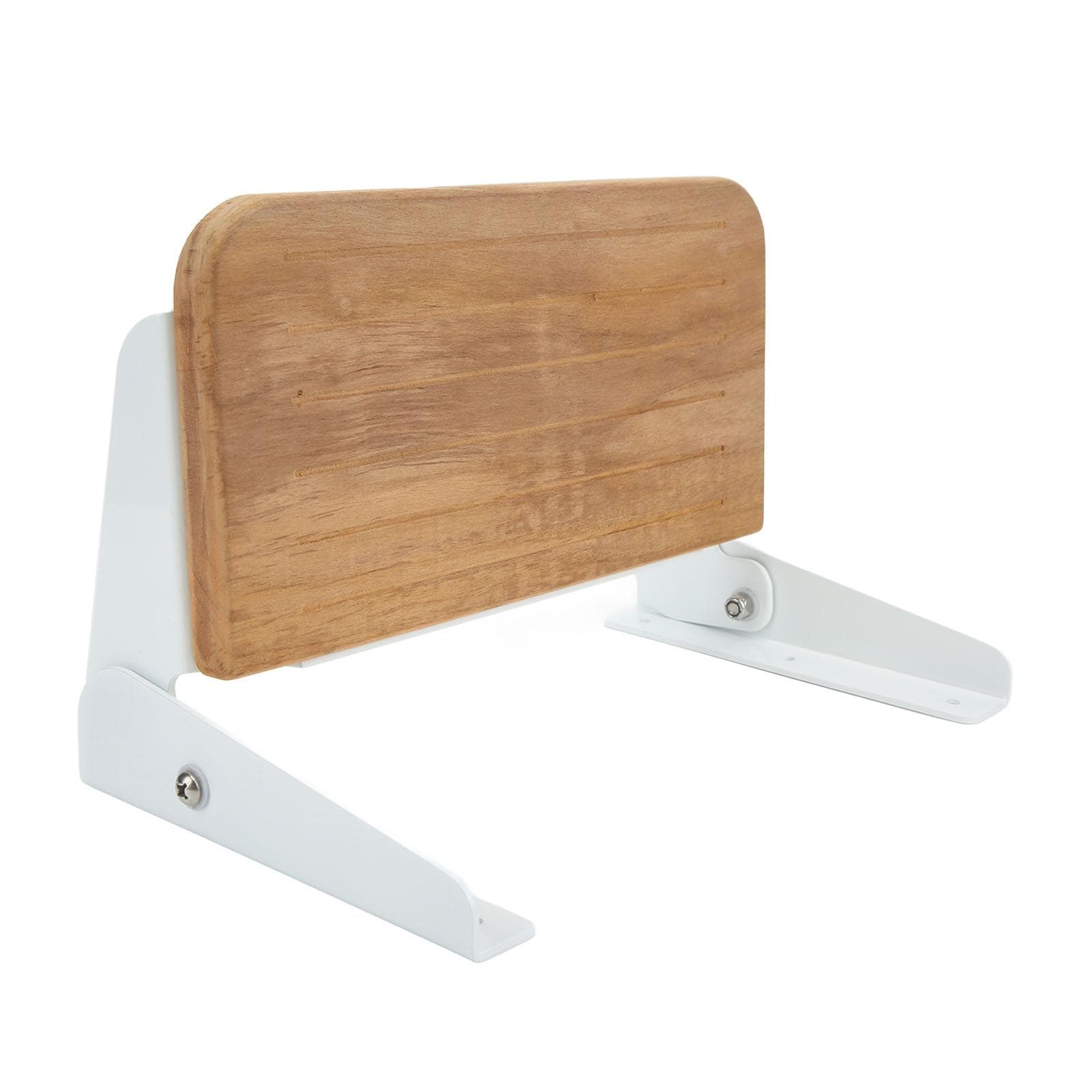 Wall Mounted Shower Seat Teak Wood Folding Footrest Pedal Marine Accessories for Ships Yachts RV