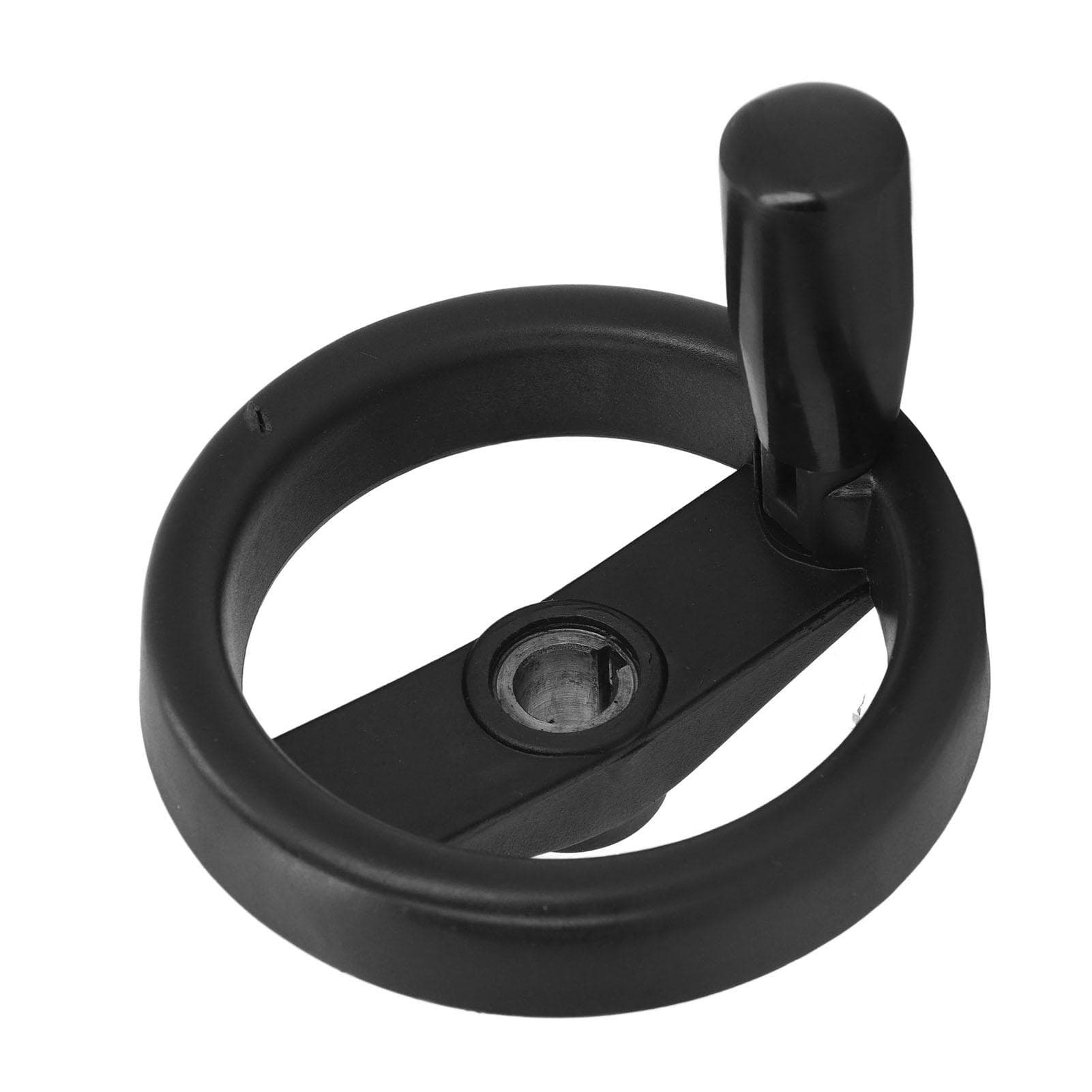 Handwheel 125mm OD 12mm Bore Foldable Handle Plastic Hand Wheel for Lathe Milling Drilling Machine