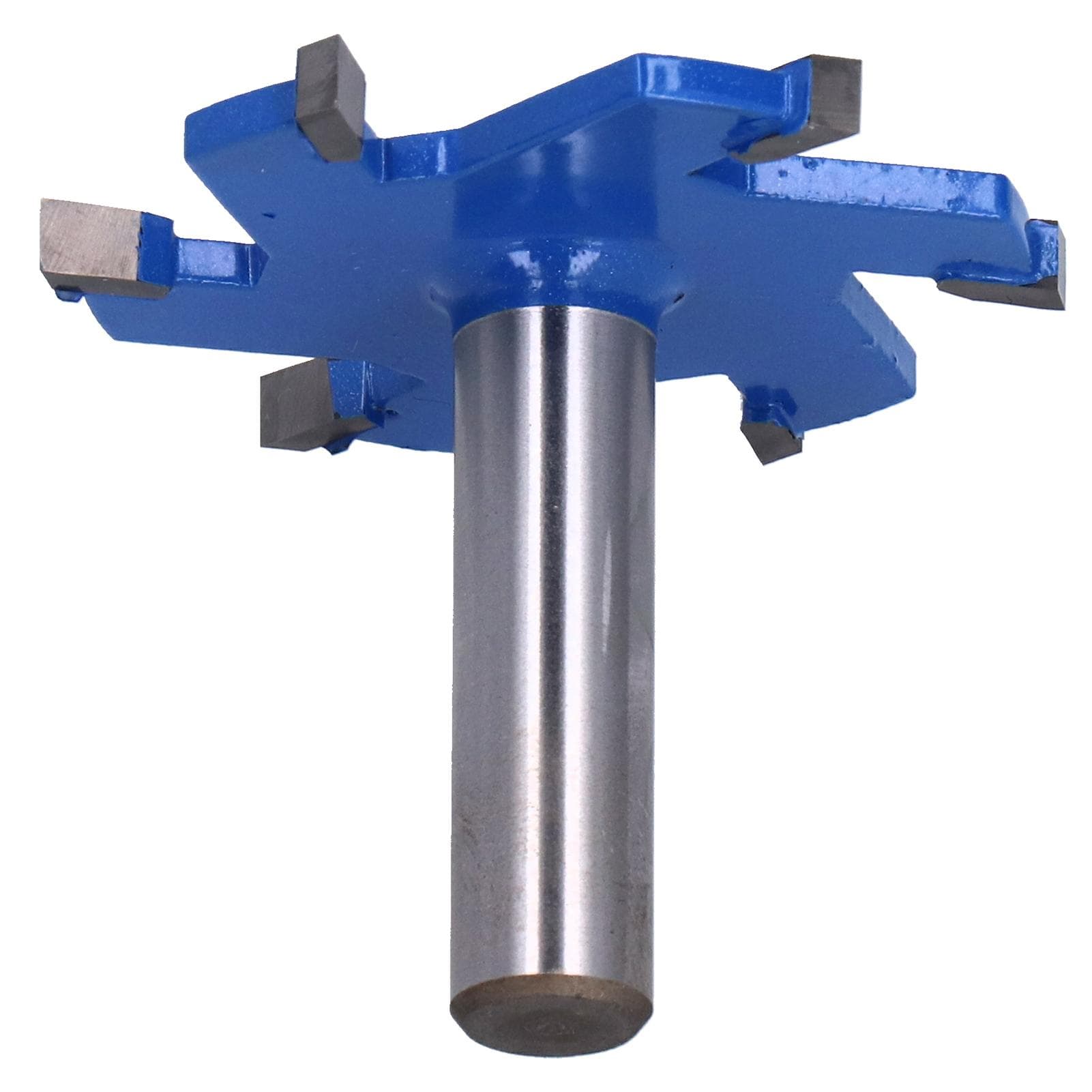 6Flute Router Bit TSlot Woodworking Slotting Milling Cutter Alloy Carbon Steel Extended Shank(12