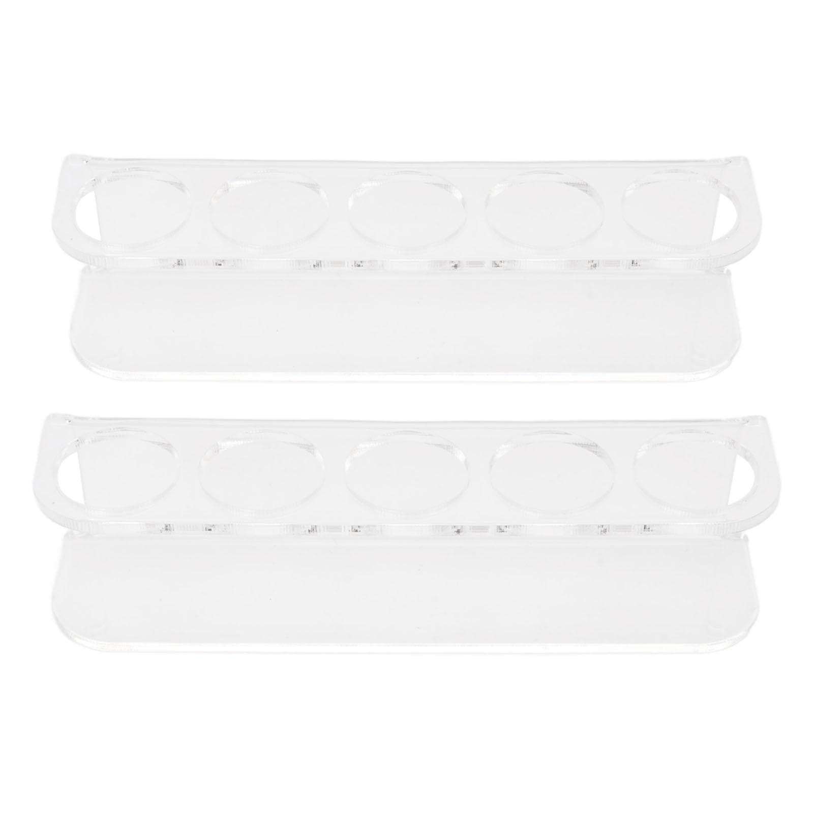 Refrigerator Vial Holder Space Saving Acrylic Vial Wall Caddy for 2.5cm Diameter Vial