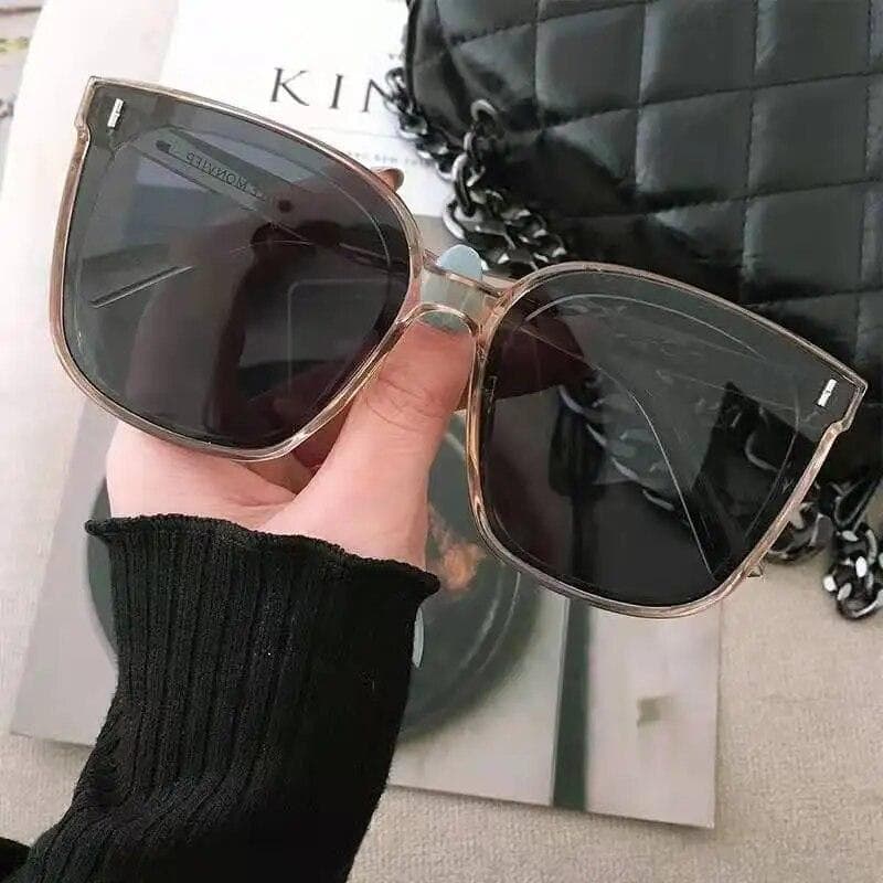 New Large Frame Sunglasses For Men Women Trendy Fashionable High End UV Protection