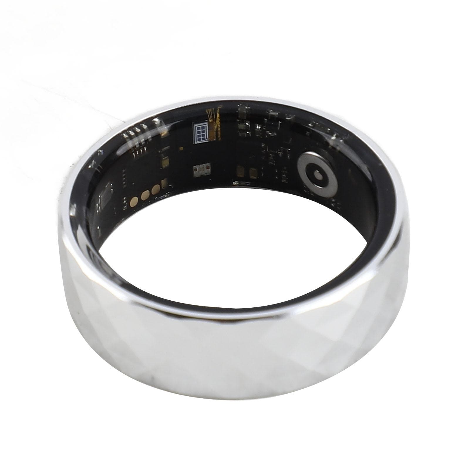 Smart Ring Sleep Tracking Waterproof Lightweight 5‑7 Days Working Steps Kilometers Calories No. 22 silver