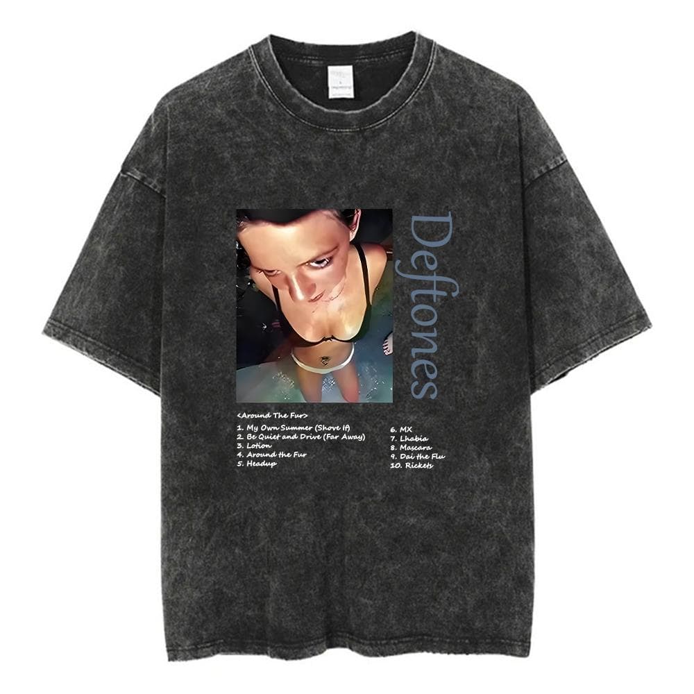 Deftones Band-Diamond Eyes Music Album Cover T-Shirt Metal Rock Clothes Cotton Vintage Short Sleeve Tees Tops M