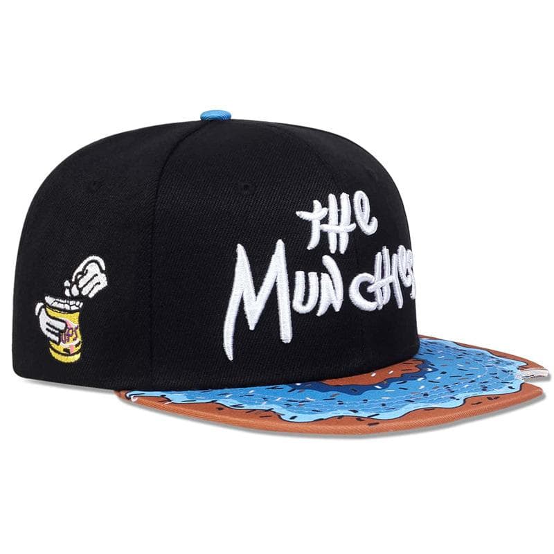 Munchies Watermelon Donut Print Hat Embroidery Baseball Cap Men's Women's Outdoor Sports Cap Sun Hat blue