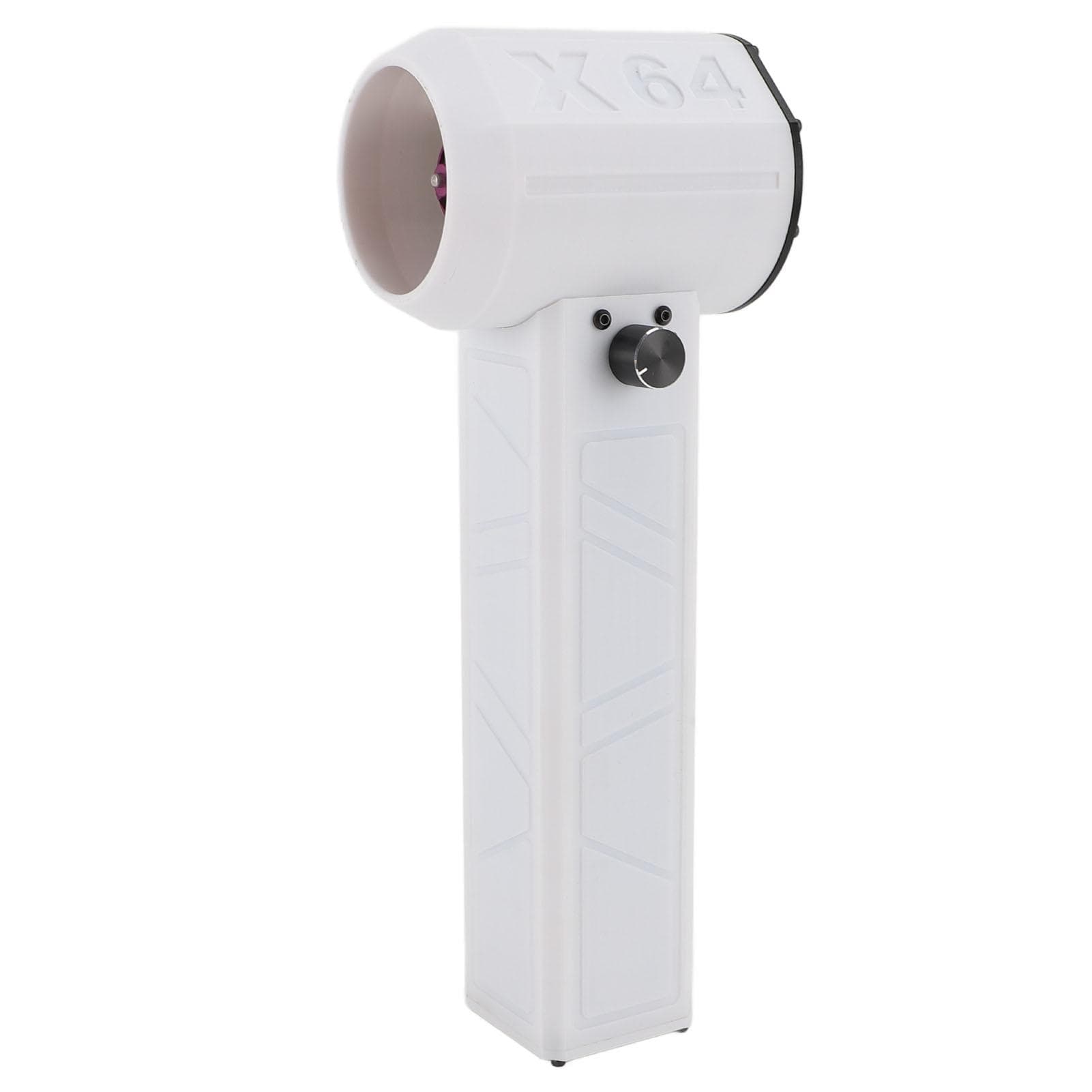 Electric Jet Fan Air Duster 1000000RPM 64mm Brushless Motor 5000g Thrust Rechargeable Handheld Air EU Plug white
