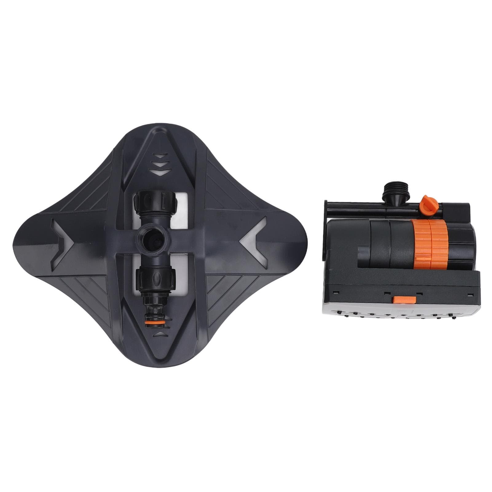 16 Hole Lawn Sprinkler Automatic Swing Garden Water Sprinkler With 4 Spray Modes Flow Adjustable