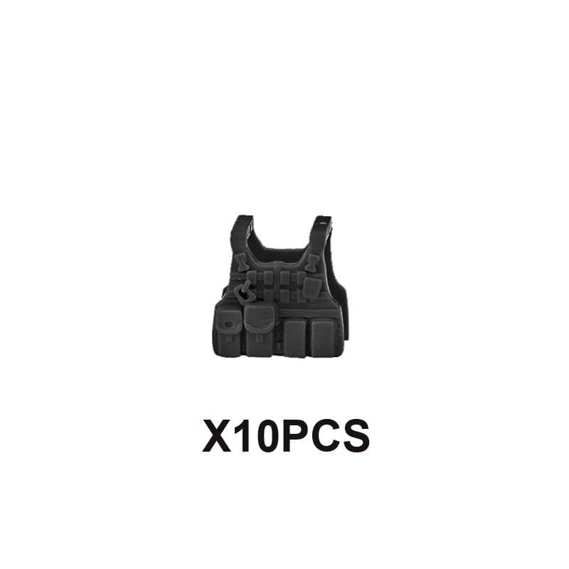 Military Building Blocks US Solider Figure M4 Gun Vest Special Force Tactical Bulletproof Armour Weapon Accessories Bricks Toys