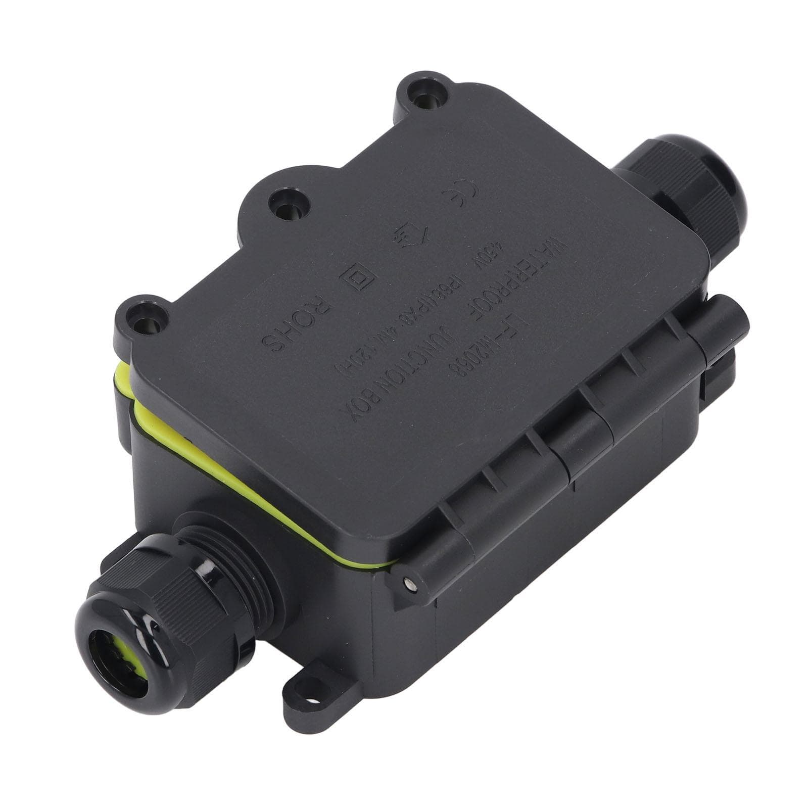 Electrical Junction Box IP68 Water Proof 2 Way PA66 Plastic External Wiring Box for Outdoor LED