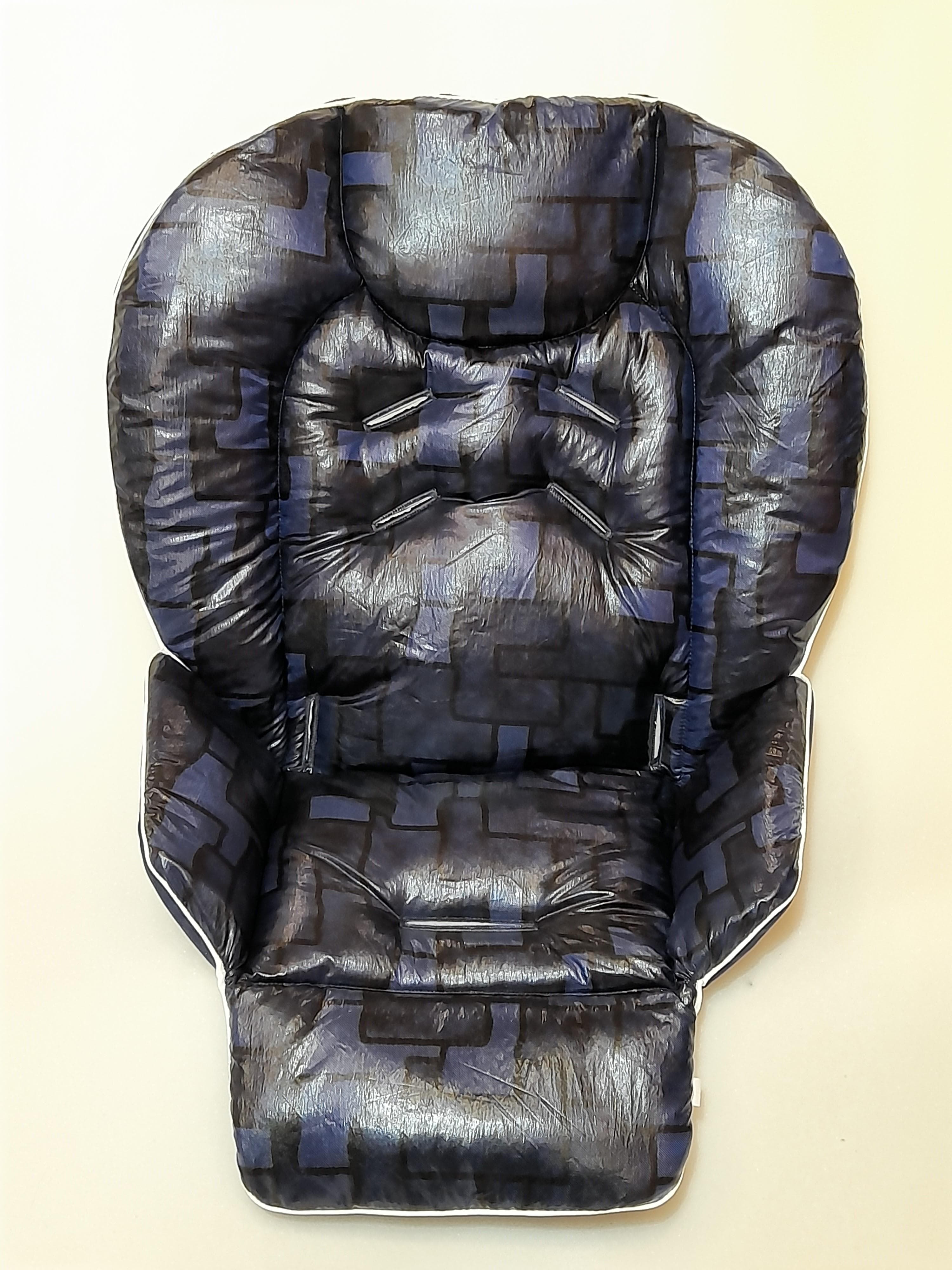 Chicco Polly highchair waterproof cover with pattern, water-repellent highchair insert one size