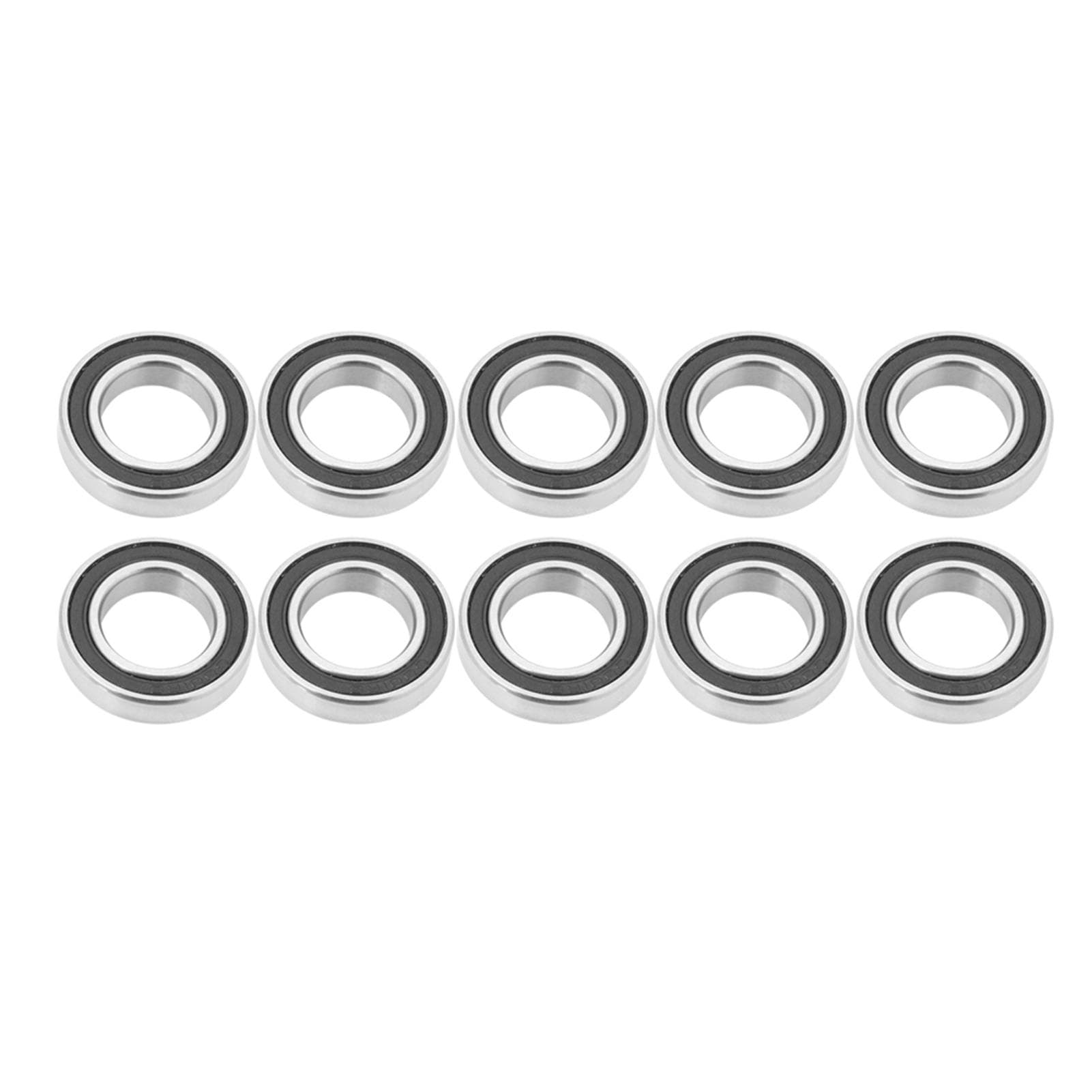 10pcs 6801?2RS Rubber Sealed Deep Groove Ball Bearings 12mm*21mm*5mm