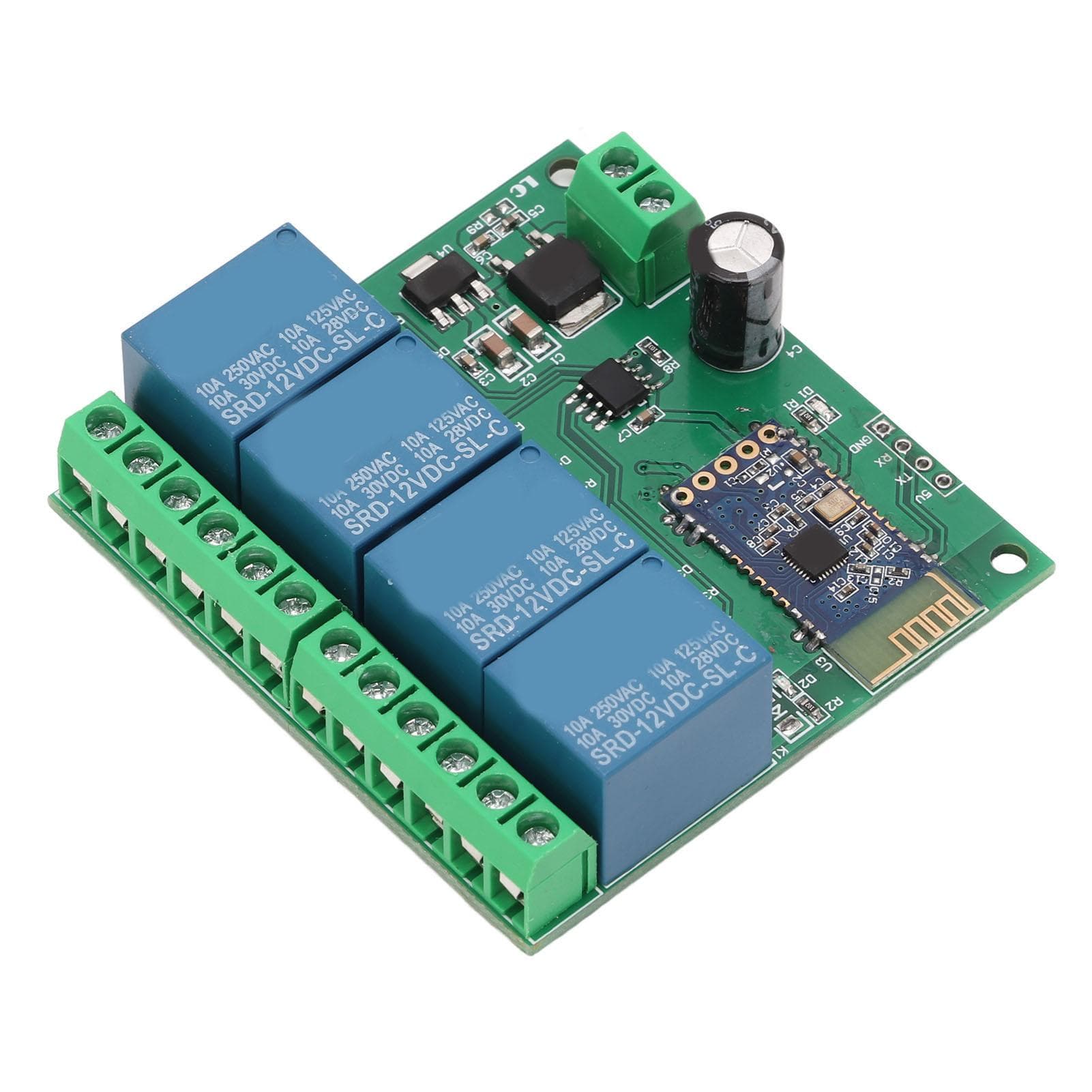 4 Channel Bluetooth Relay Module Remote Control Strong Anti Interference Capability for Smart Home