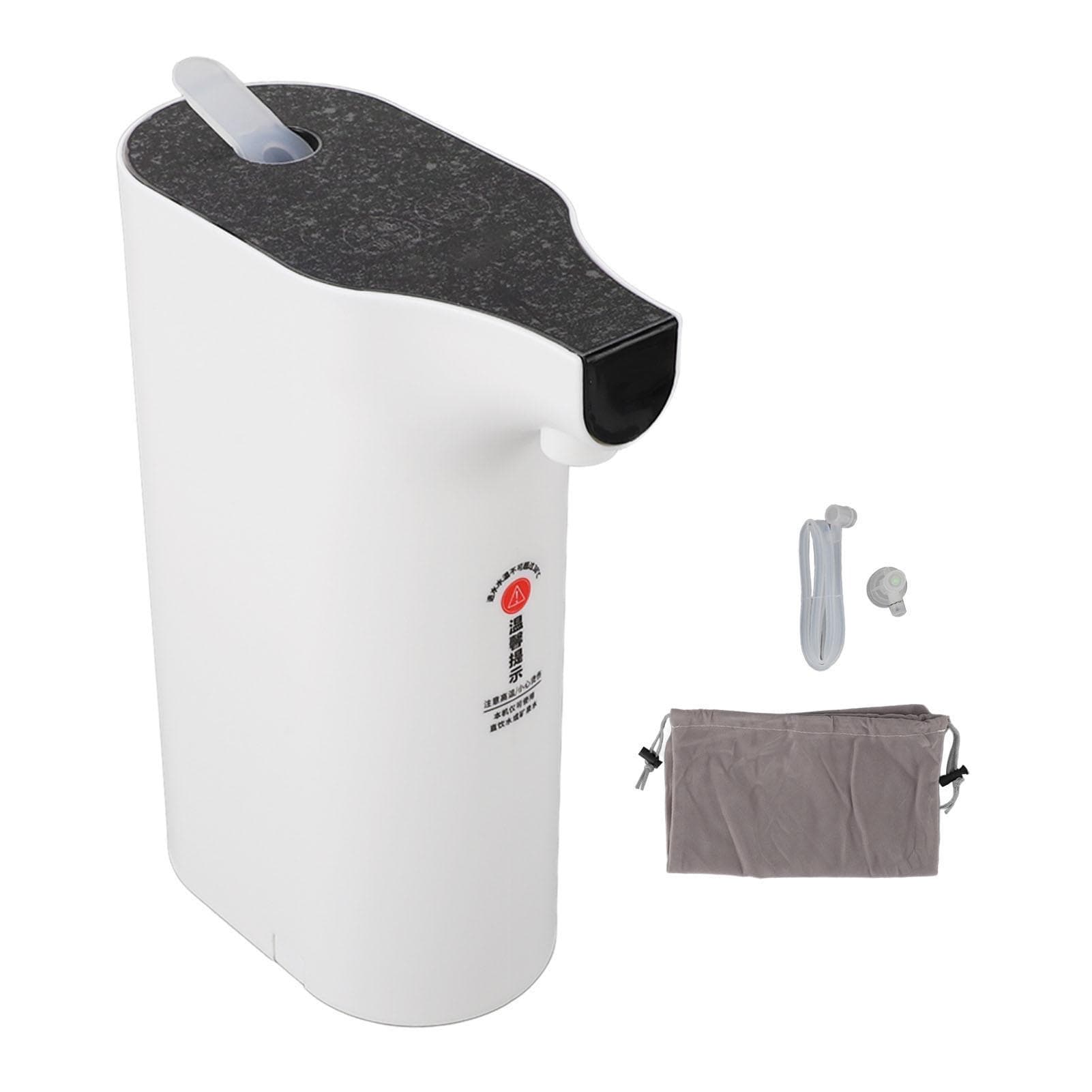 1800W Portable Instant Hot Water Dispenser LED Display 5 Temperatures 2 Water Outputs Child Lock L