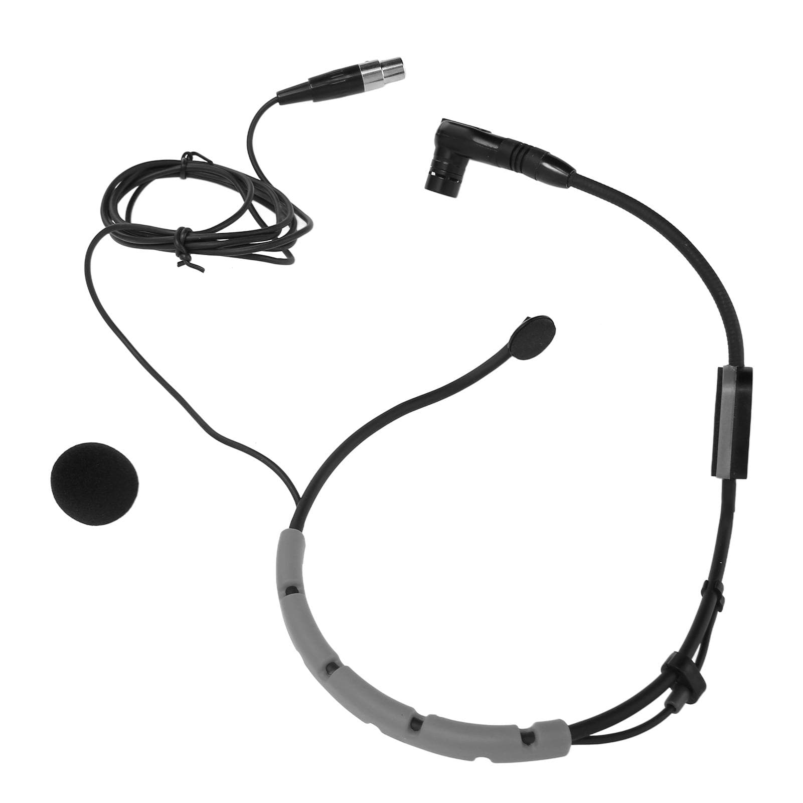Headworn Condenser Microphone Hydrophobic Structure Fitness Headset Microphone for PGA31 SM31 SM35 gray