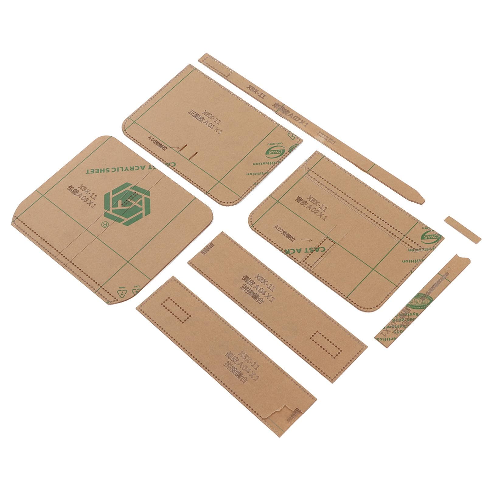Shoulder Bag Acrylic Template Pattern High Strength Transparent Leather Bag Pattern Kit for DIY