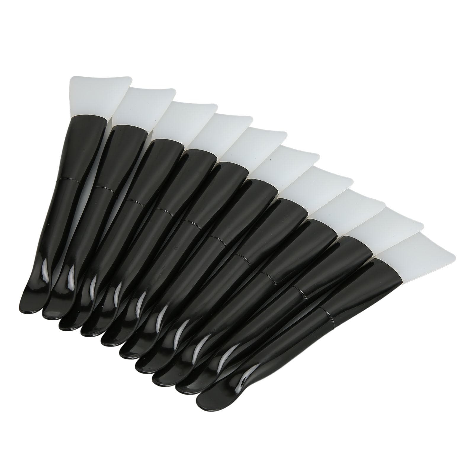 10pcs Silicone Makeup Brush Soft Double Ended Face Cream Applicator Brush for Cosmetic
