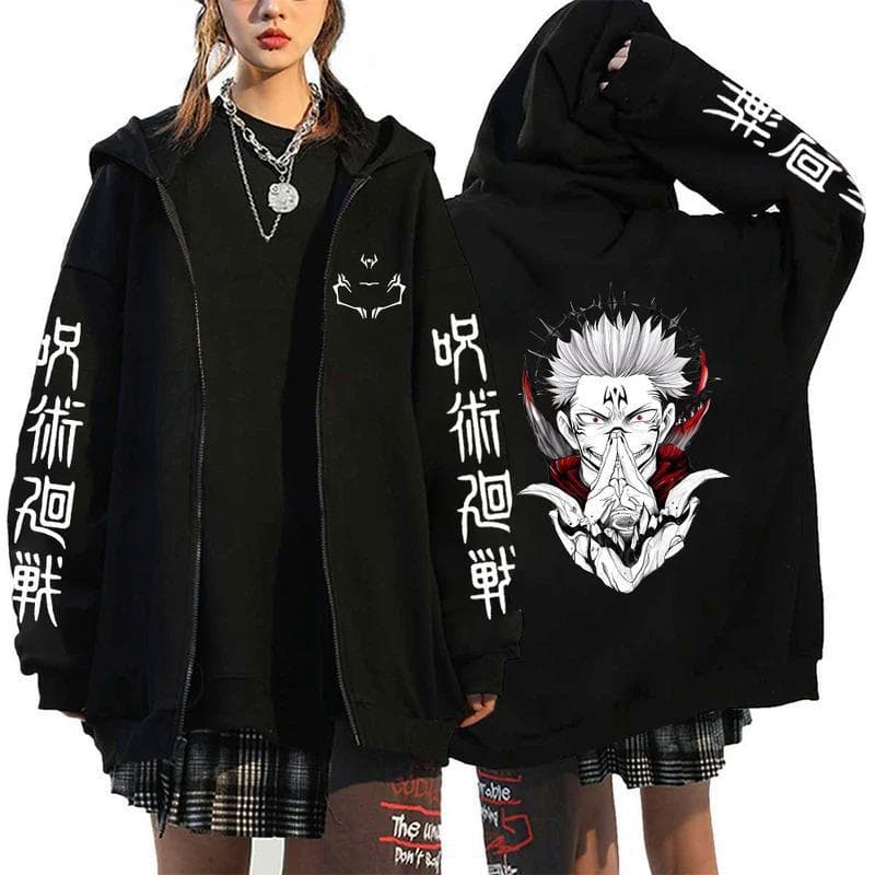 Anime Jujutsu Kaisen Fushiguro Megumi hoodies M
