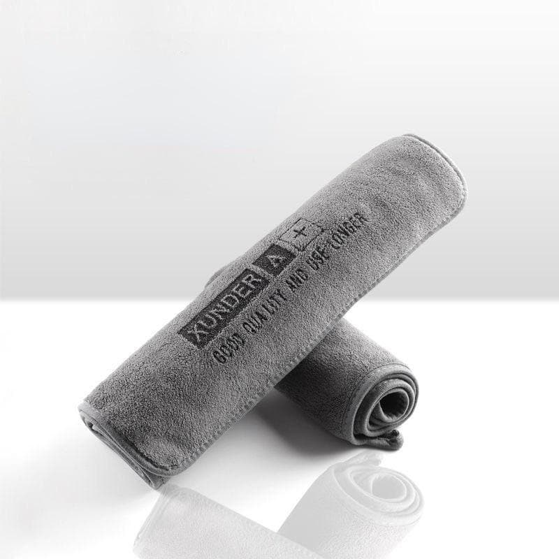 Microfiber Quick-Dry Car Cleaning Towel: High Absorbency & Lint-Free with Logo 30x30cm