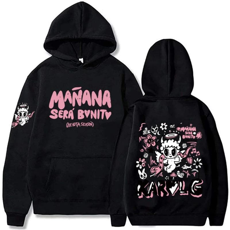 Hot Karol G Bichota Hoodie Man Woman Hiphop Streetwear Pullover Manana Sera Bonito Long Sleeve Sweatshirt Clothes Unisex XXL