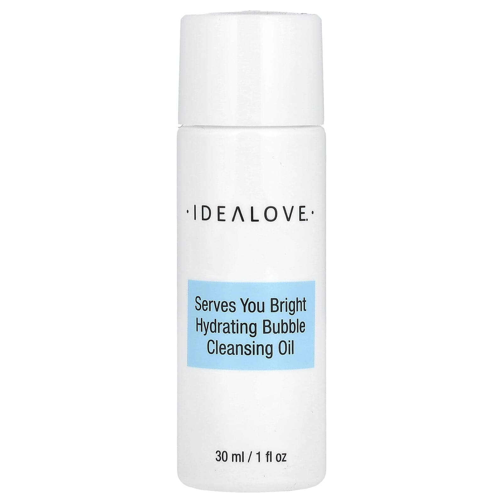 Idealove, Serves You Bright Hydrating Bubble Cleansing Oil, Sample Size, 1 fl oz (30 ml)