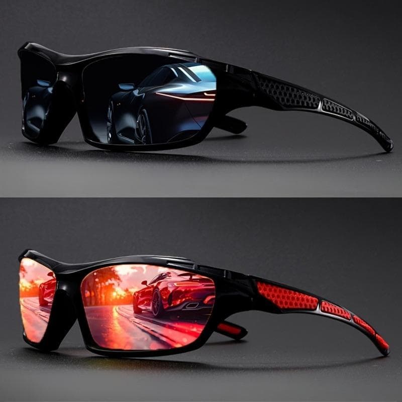 1 Pair Classic Sports Sunglasses for Outdoor Fishing Cycling UV Protection Lightweight Durable