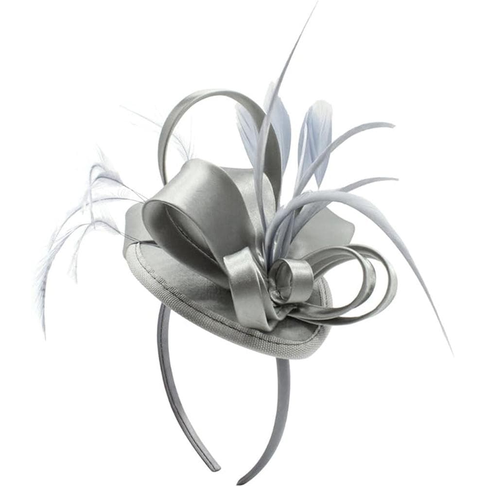 Fascinators for Women Tea Party Hat Headband Derby Wedding Church Bridal Cocktail Feathers Hair Clip
