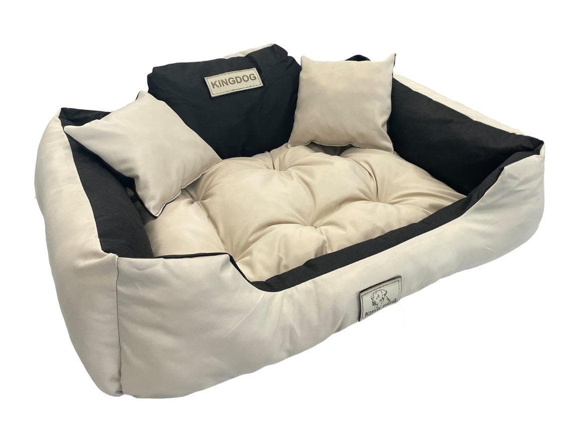 KINGDOG dog bed, waterproof, durable, SML XL XXL 3XL, 8 colors! S blond