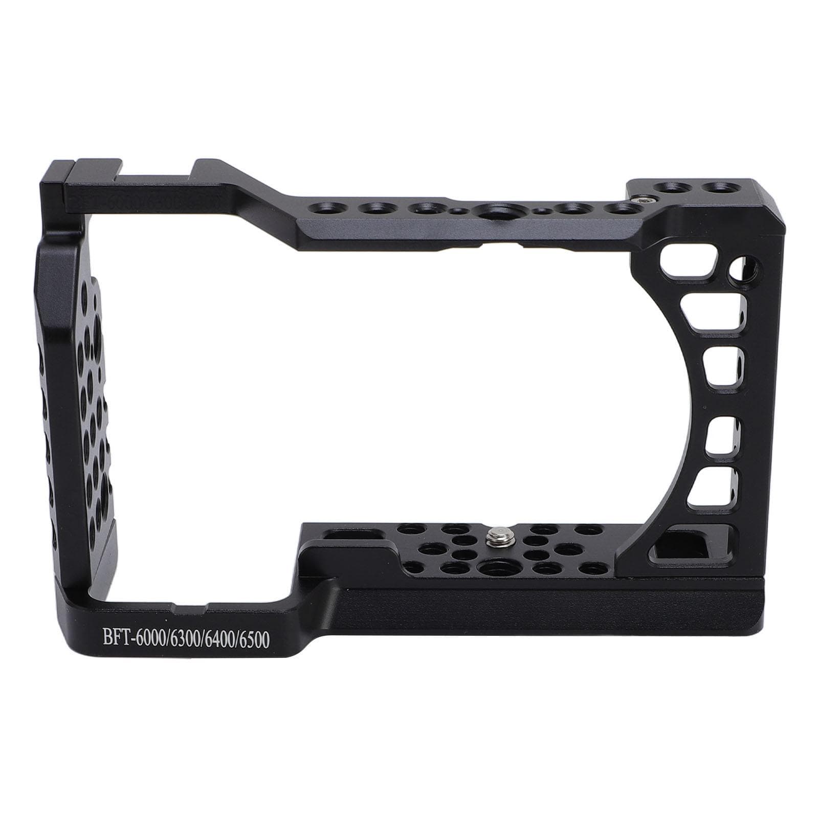 Camera Cage Rig Video Movie Making Cold Shoe Mount 14in 38in Screw Hole Portable for A6500 Camera