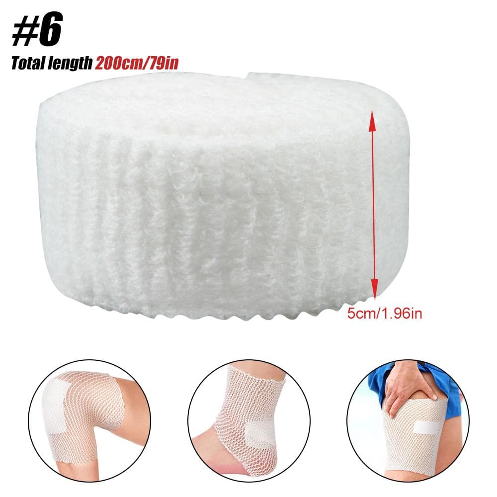 1 Roll Elastic Net Wound Dressing Net Tubular Bandage Mesh Tubing Tubular Gauze Fix Breathable Bandage Retainer for Wrist Elbow