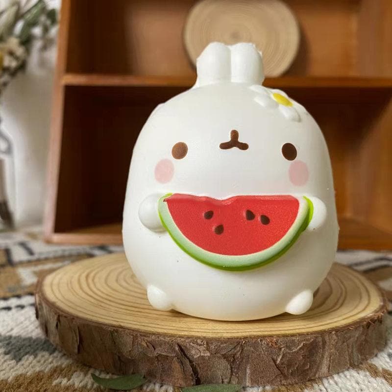 NEW Adult Kids Cute Chick Rabbit Strawberry Jumbo Squishy Kawaii Animal Slow Rising Stress Ball Fidget Toys Squeeze Food Toys