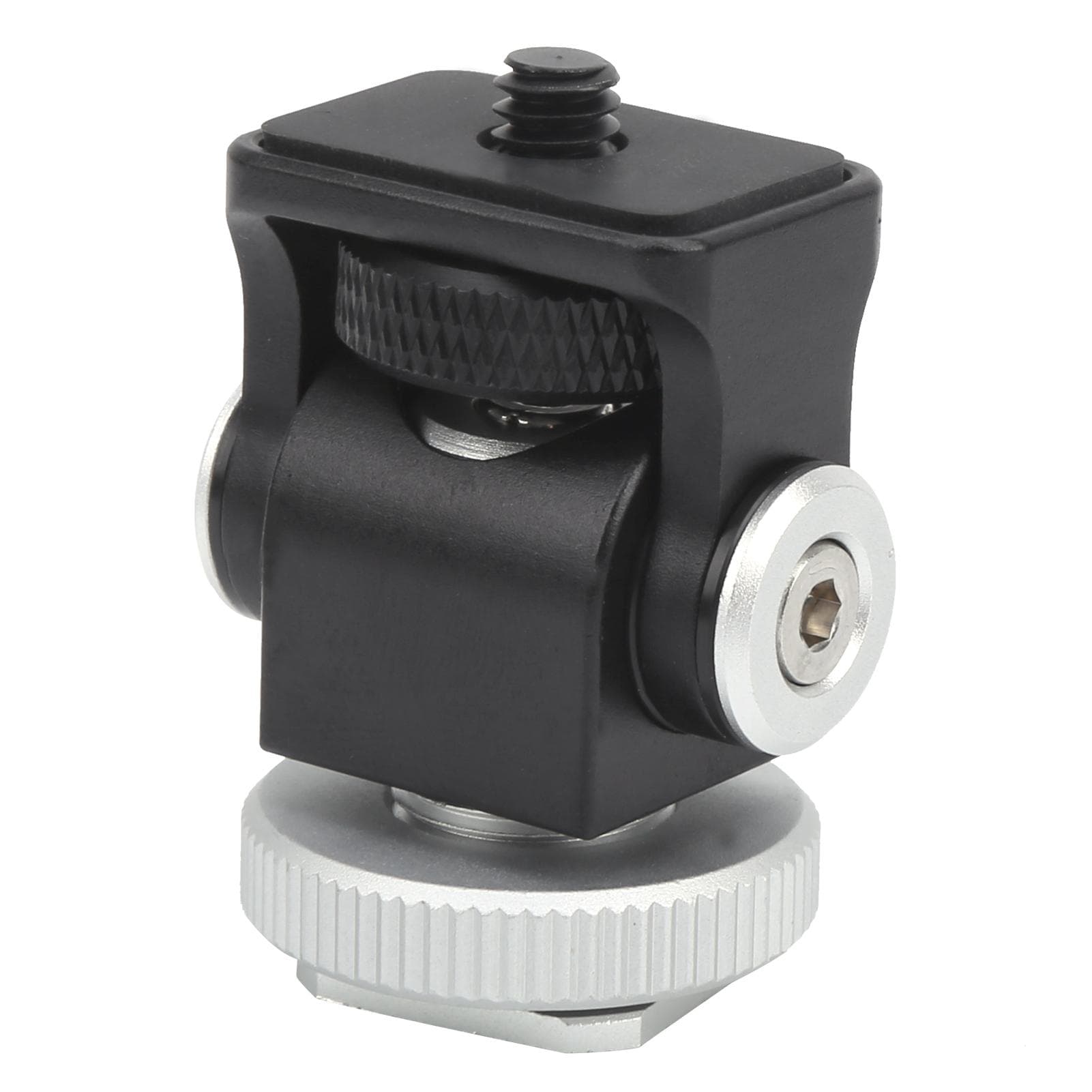Multifunction Aluminium Alloy Ballhead Microphone Monitor Stand Bracket Support Black