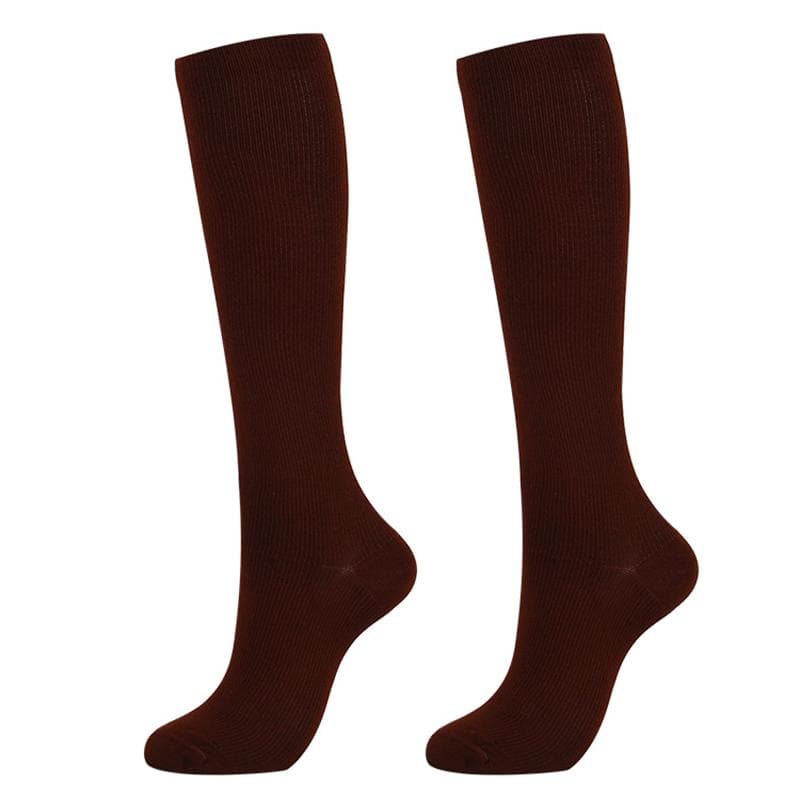 1Pair Unisex Compression Long Socks Women Men Pressure Veins Leg Relief Pain Knee High Stockings L/XL