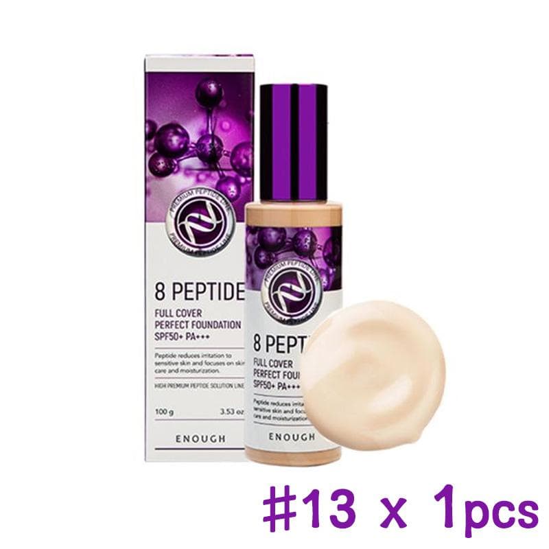 Enough Premium 8 Peptide Full Cover Perfect Foundation 100g (9 Options) 13