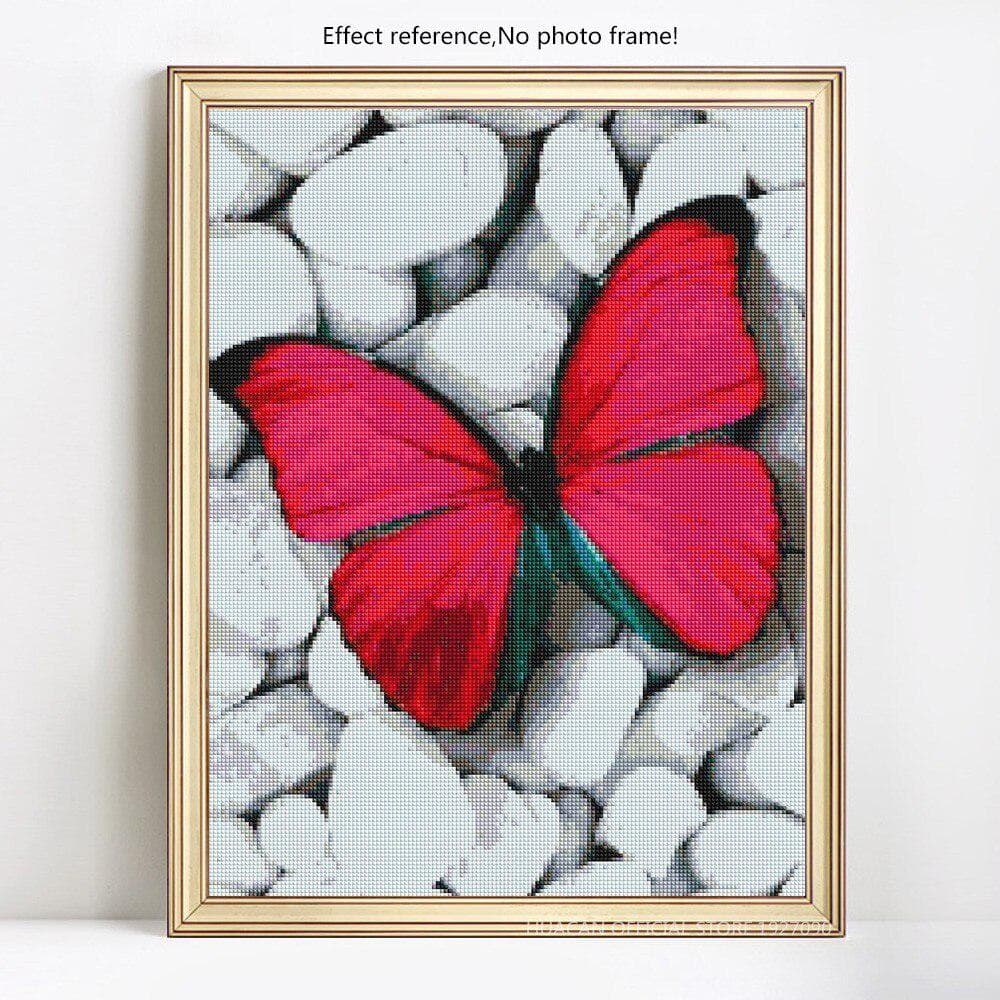 5D DIY Diamond Painting Full Round Animal Butterfly Rhinestone Pictures Embroidery 20X30