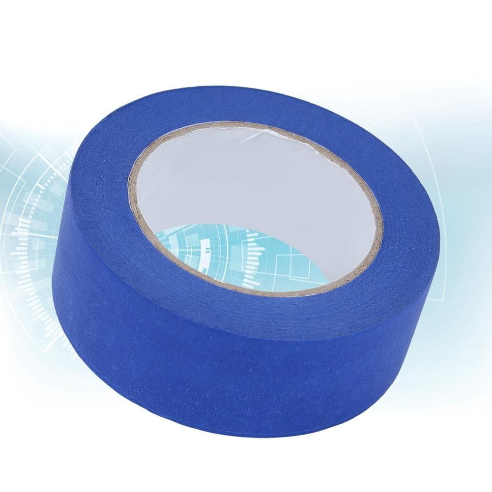 Blue Masking Tapes DIY Car Painting Spraying Adhesive Tape Decor for 3D Printer 45mmx50m