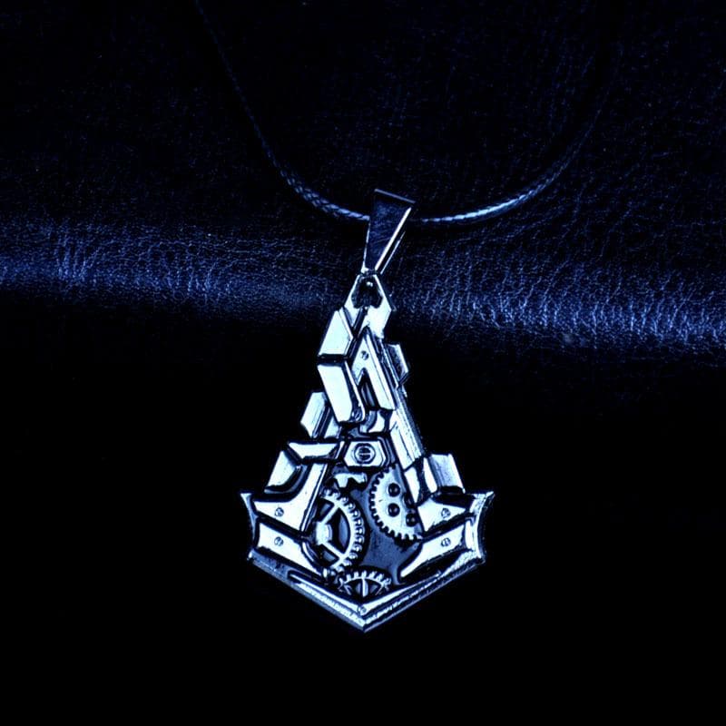 Retro Anime Necklace Assassin s Creed Flying Eagle Logo Male Necklace A