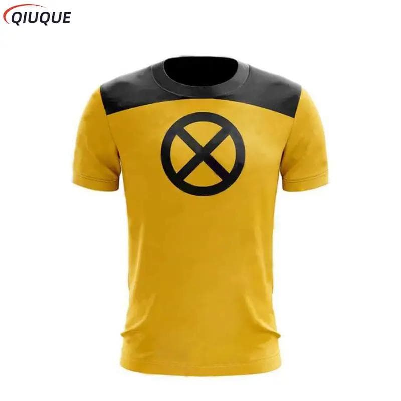 Deadpool Cosplay Costume Summer Men 3D Printed T Shirts Compression Wade Winston Wilson Printing Short Sleeve T-Shirt Tops Tee S