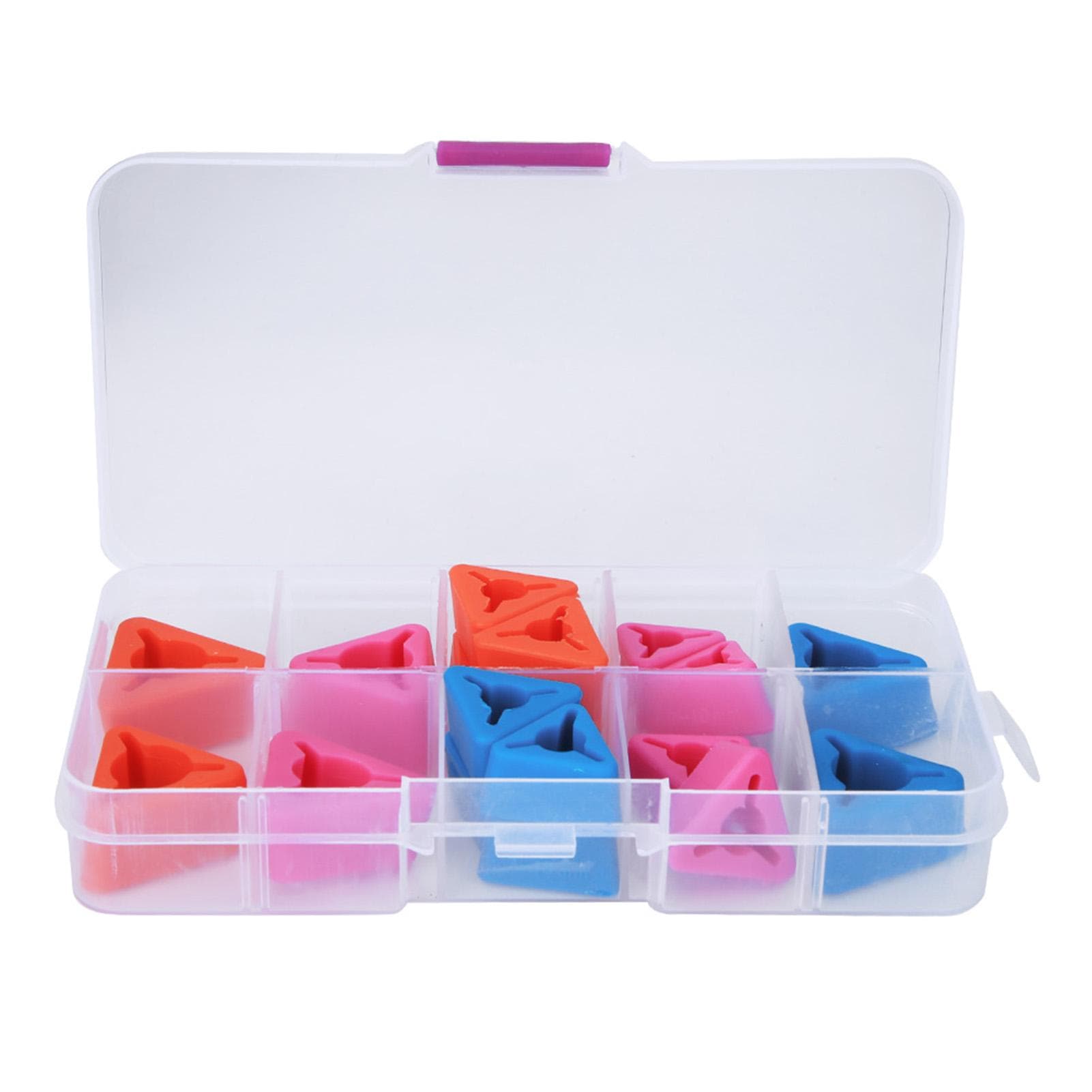 Triangular Knitting Needles Tips Silicone Knit Point Protectors Sewing Accessories