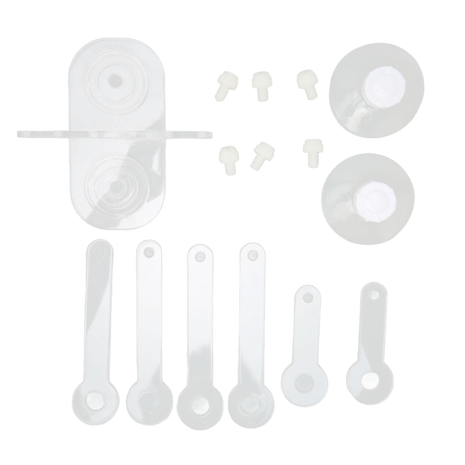 Aquarium Coral Rack 6 Holes 180 Degree Claw Fan Shaped Transparent Acrylic Fish Tank Coral Frag