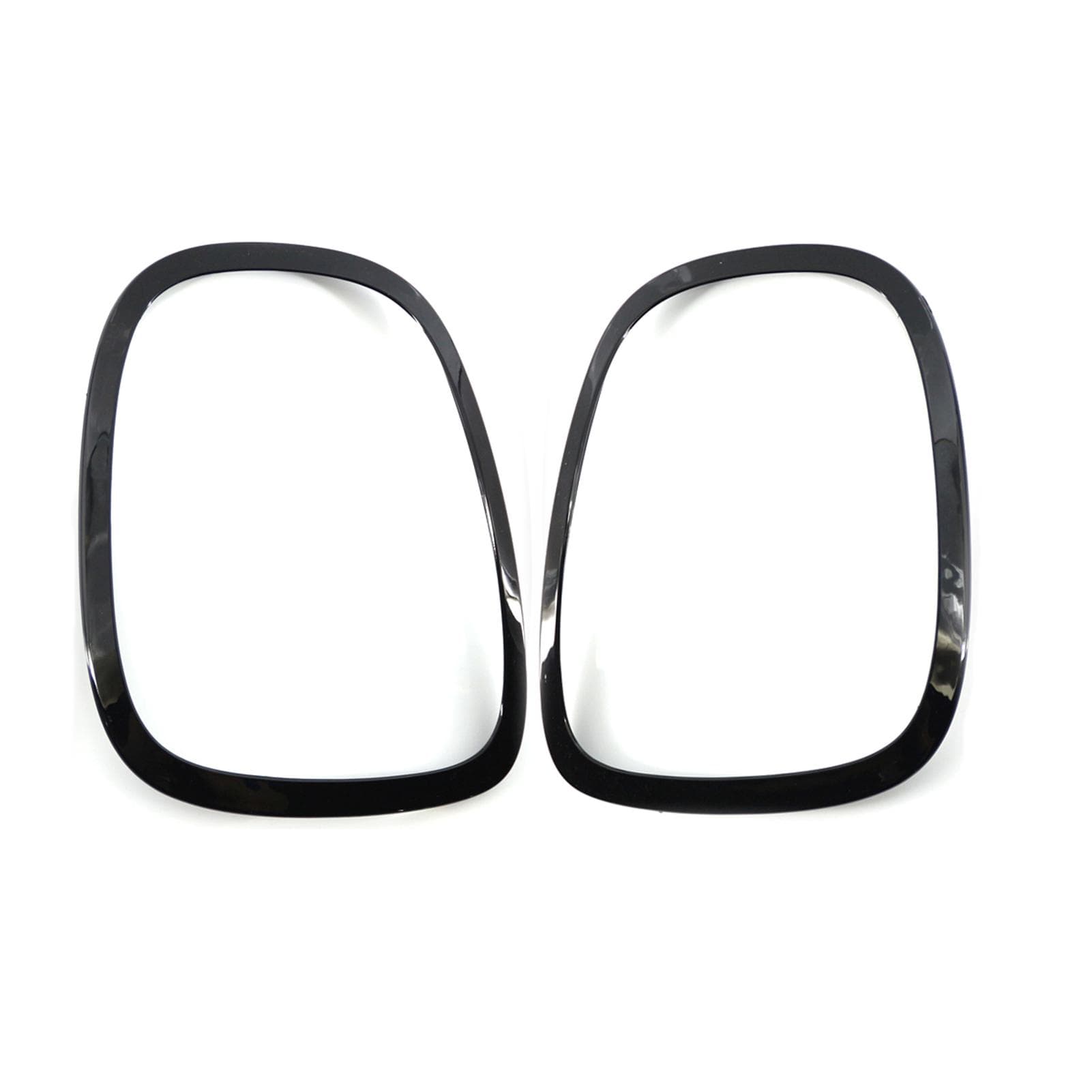 Tail Light Lamp Trim Ring 2pcs Replacement for BMW Mini Cooper F55/F56/F57 2014-2021 OEM: black