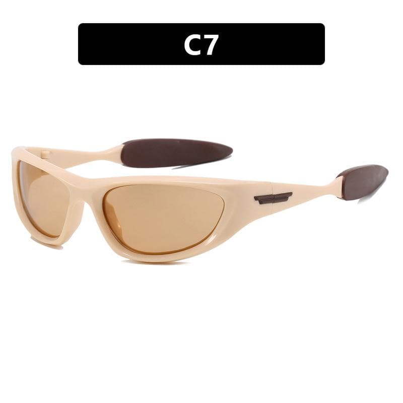 New Y2K Vintage Sunglasses Women Men UV400 Protective Eyewear Fashion Outdoor Cycling Sun Glasses Oculos De Sol As shown in the figu