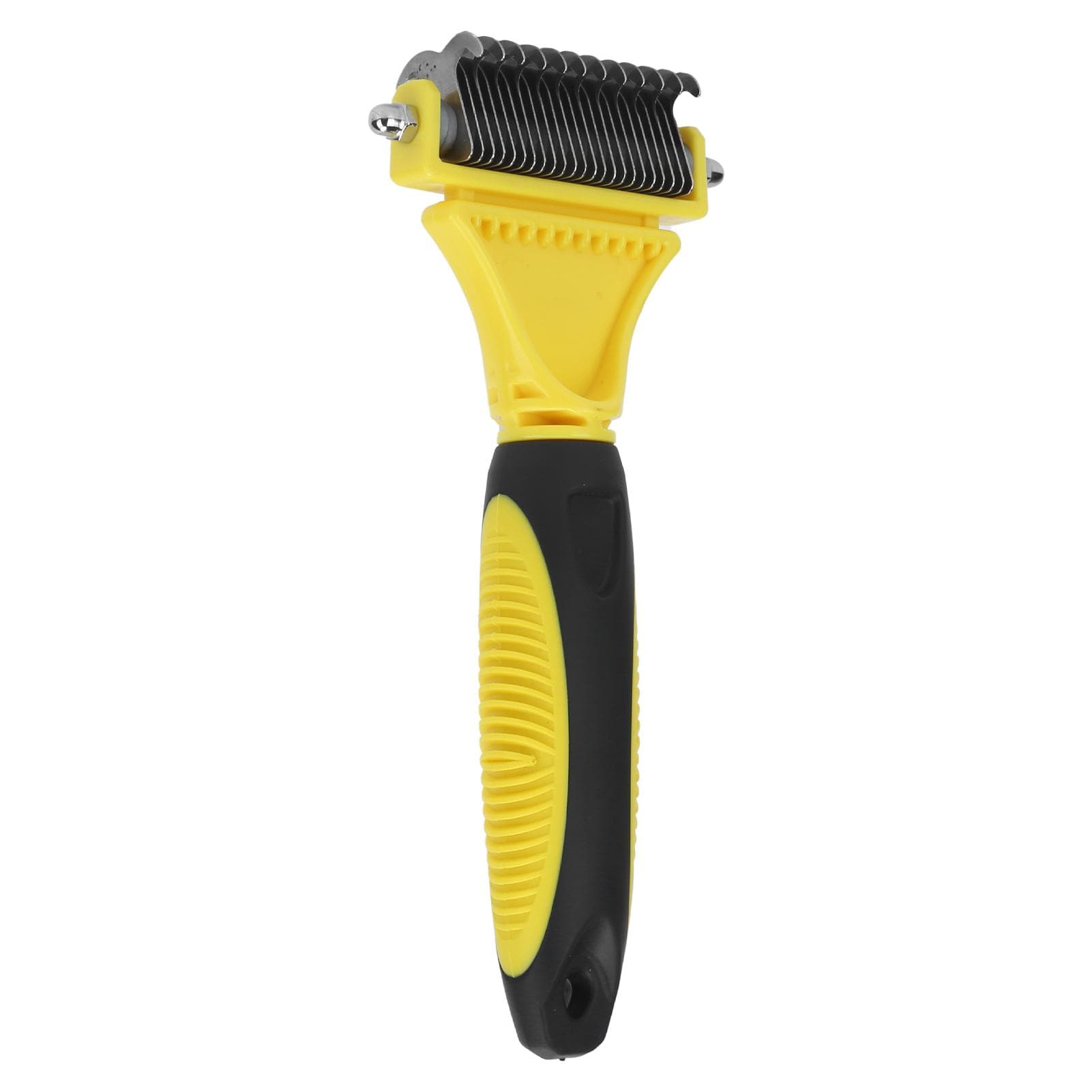Pet Undercoat Rake Stainless Steel Removing Tangles and Knots 2 Sided Dematting Comb for Dogs and