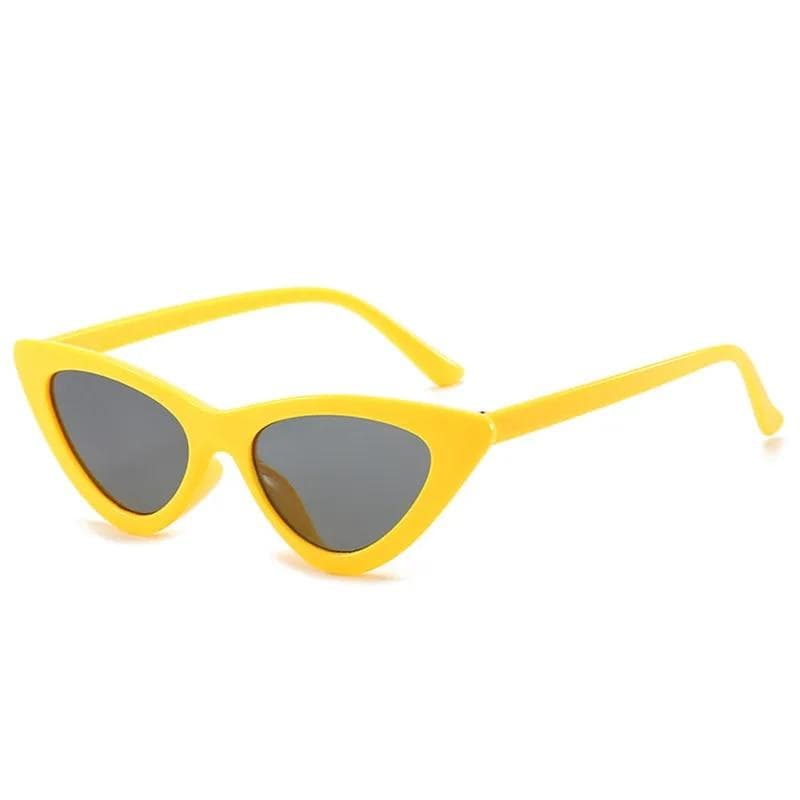 Retro Cat Eye Sunglasses UV400 Shades Vintage Small Triangle Sun Glasses Hip Hop Eyeglasses Women Female Trendy Eyewear Glasses