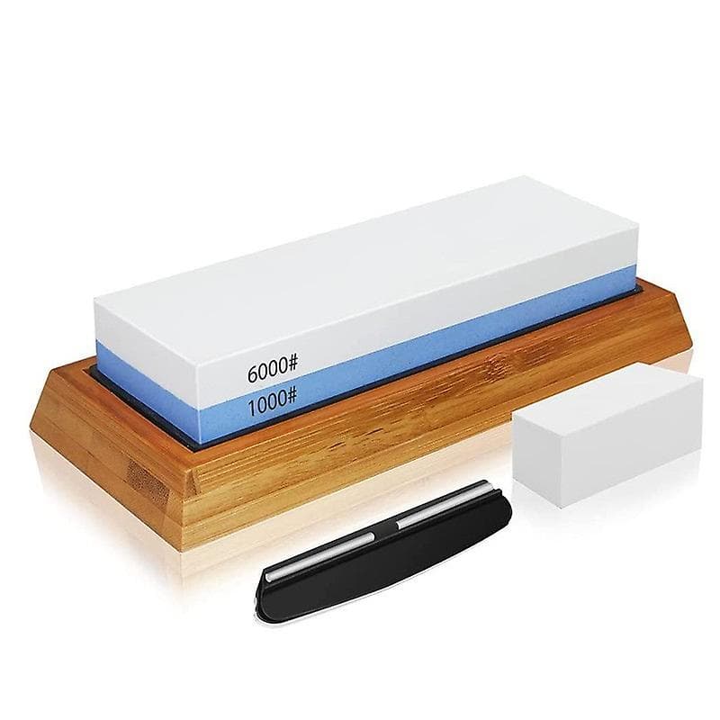 Sharp Pebble Premium Whetstone Knife Sharpening Stone 2 Side Grit 1000/6000 Waterstone- Whetstone Knife