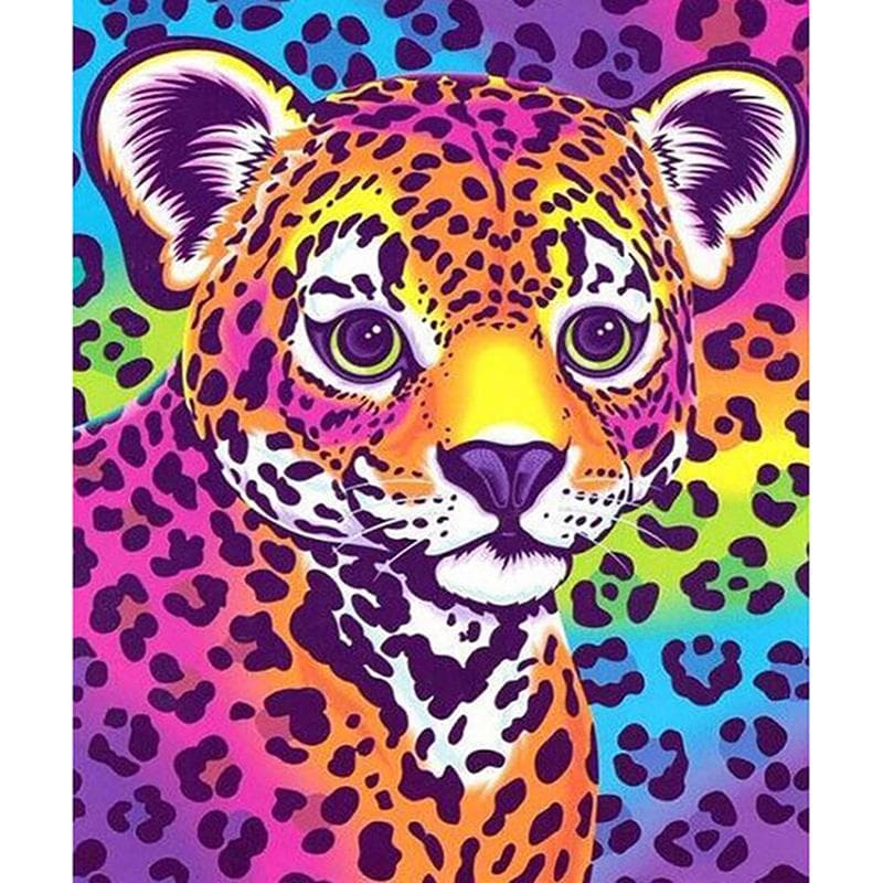 Diamond Embroidery Leopard Baby 5D DIY Diamond Painting Diamond Mosaic Pictures Home Decor 30X40CM