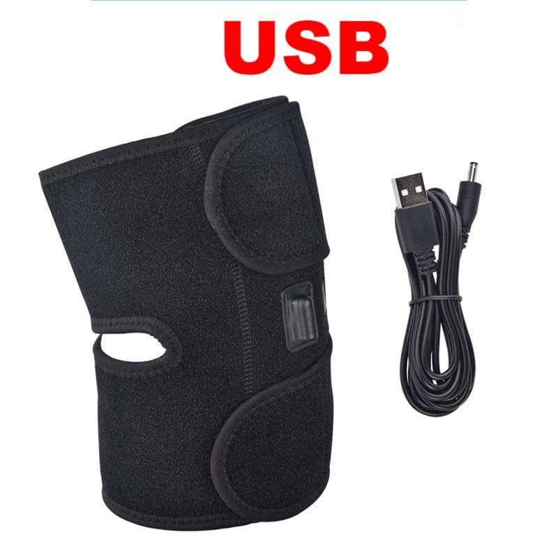 1/2PCS Electric Heating Kneepad Knee Massage Pain Relief Outdoor Sport Knee Pad Knee Elbows Support Brace Protector 1 PCS