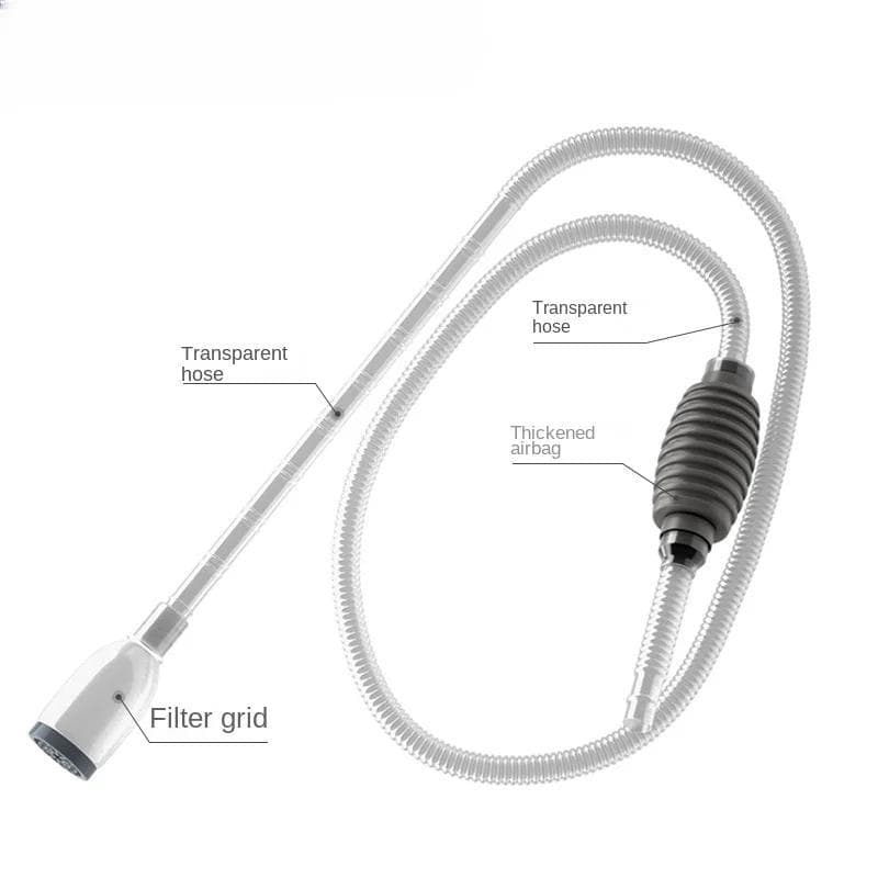 Large Fish Tank Aquarium Siphon Vacuum Gravel/Sand Washing and Water Change Cleaning Tool Kit with Extension Tube fish tank