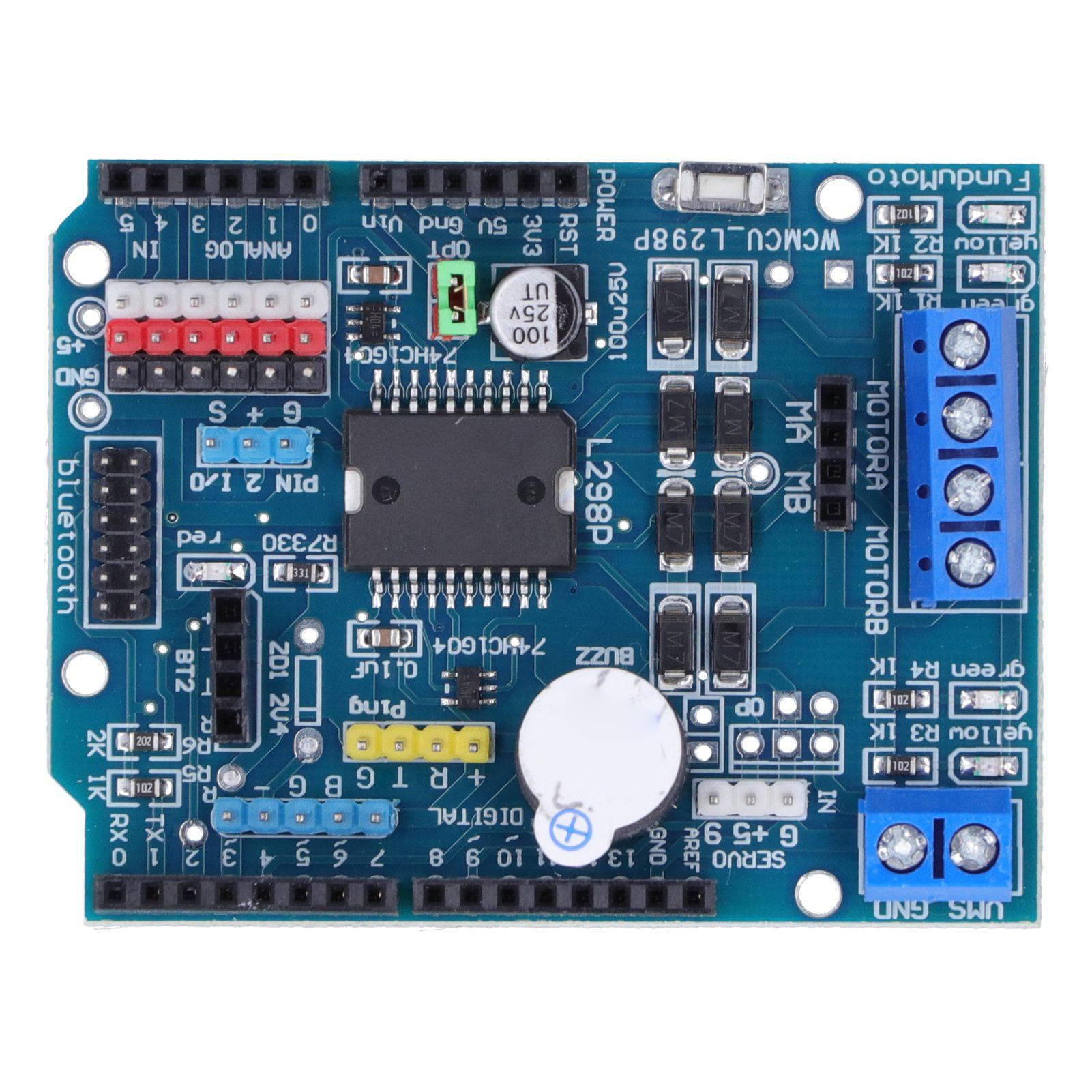 DC Motor Drive Module Expansion Board Dual High Power HBridge Electronic Component L298P