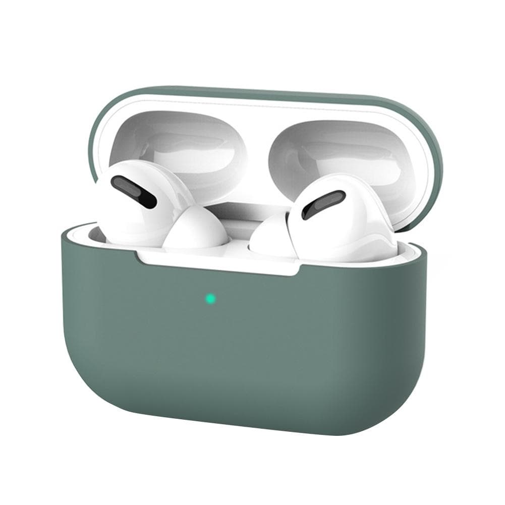 For AirPods Pro 3 Earphone Silicone Bluetooths Protective Case Cover Storage Box green