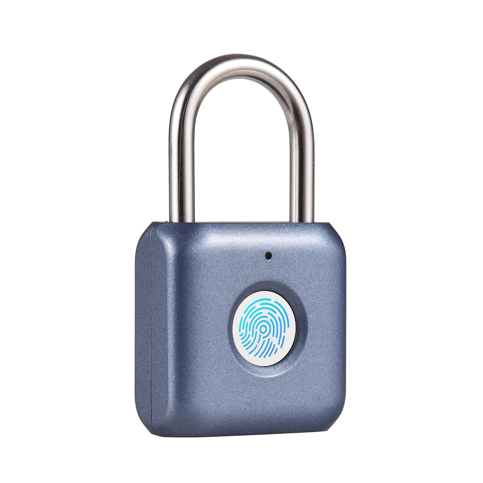 Mini Fingerprint Padlock USB Rechargeable Fingerprint Lock 20 Fingerprints IPX2 Splashproof