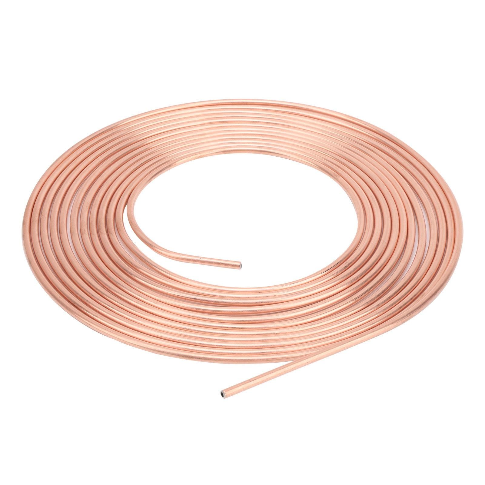 316in OD 25ft Copper Nickel Brake Line Tubing Kit Coil and Fitting Perfect Flexibility
